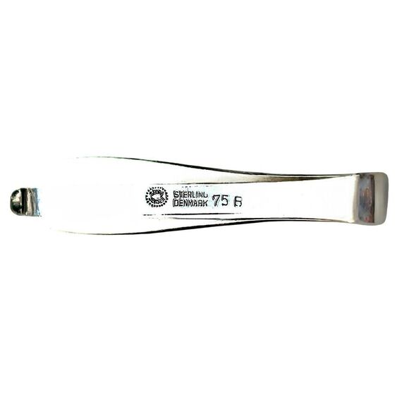 Georg Jensen Estate Money Clip Tie Pin Silver GJ35 - Picture 10 of 15